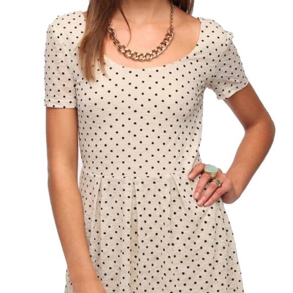 Pins & Needles Lace Polka Dot Dress S - Picture 2 of 7